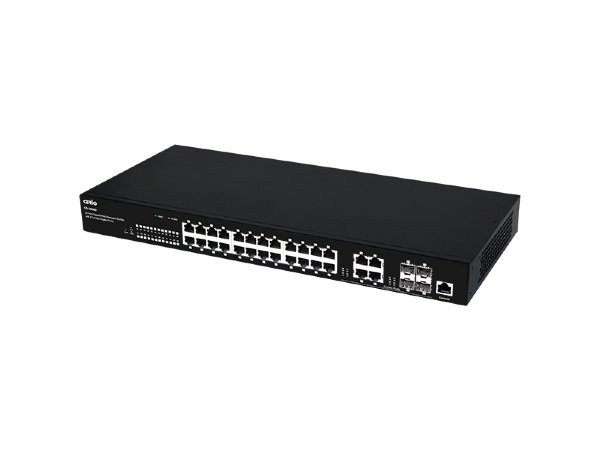 Cerio CS-2424G A3 24 Port 10/100/1000M Gigabit Web Managed Switch with 4 Combo Gigabit Ports