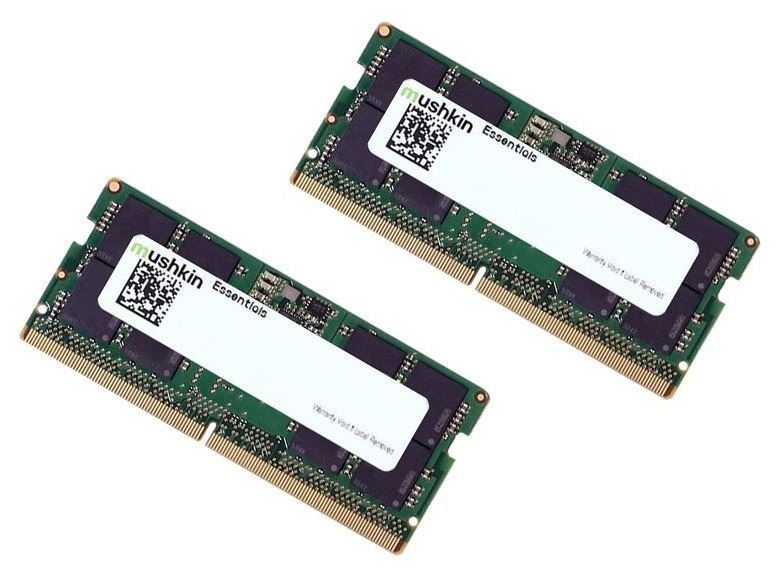 64GB (2 X 32GB) DDR5 SODIMM PC5-4800 40-40-40-77 Essentials ...