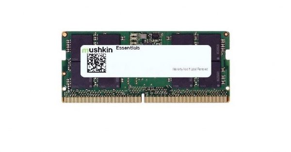 16GB DDR5 SODIMM PC5-4800 40-40-40-77 Mushkin Essentials MES5S480FD16G