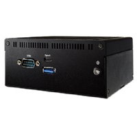 HBFBU02-07-B NUC Fanless Barebone, Apollo Lake, Celeron J3455, 32GB eMMC, M.2 SATA 2242, 2*2.5GBE, 2*HDMI, DP, USB Type-C, 12V, TPM 2.0