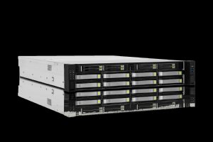 In-Win IW-RS216-07.OLE-CR800- 2U 16 Drive Server Chassis CRPS 800W Power Supply with Hybrid Oculink x 8 Backplane, front panel not included