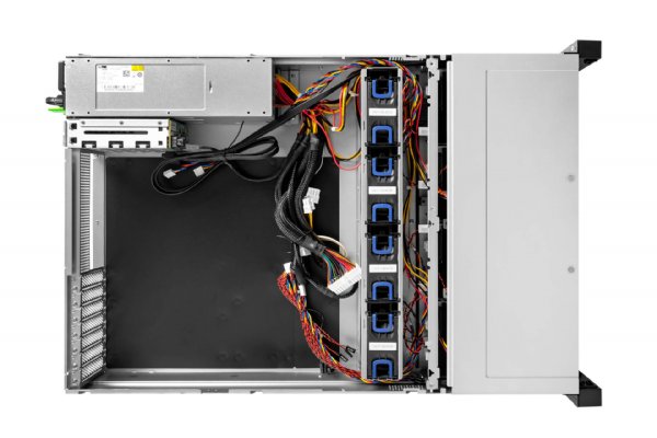 In-Win IW-RS216-CR800.OL- 2U 16 Drive Server Chassis CRPS, 7 LP Expansion, Hybrid Oculink x 8 Backplane