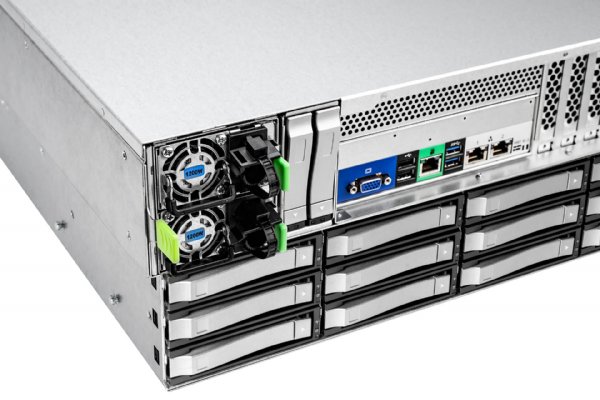 In-Win IW-RS436-07-CR1K2W.OLE- 4U 36 Drive Server Chassis CPRS 1200W Power Supply with OCULINK x 8 Backplane and SAS3 Expander