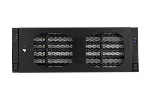 In-Win IW-RS436-07-CR1K2W.OLE- 4U 36 Drive Server Chassis CPRS 1200W Power Supply with OCULINK x 8 Backplane and SAS3 Expander