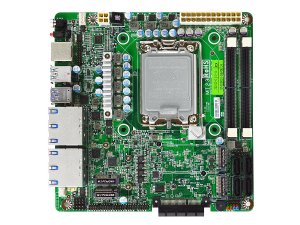 Jetway Mini-ITX Embedded Motherboard, 13th/12th Gen ILGA1700, R680E DDR5 up to 64GB, 4* SATAIII support RAID, 8* 2.5GbE