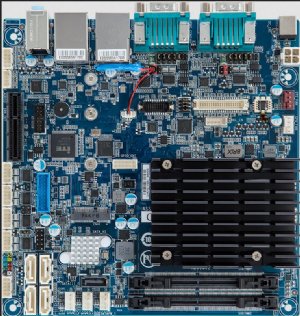 GigaIPC Gigabyte mITX-4125A Gemini Lake Celeron Fanless Mini ITX Motherboard, Marvell RAID