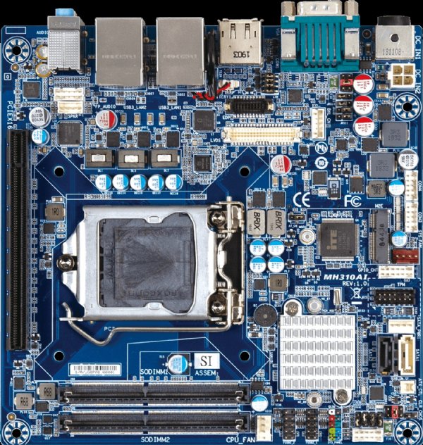 Mini-ITX, H310 Chipset, 9th/8th Gen Intel Core Processors, DDR4 memory, PCIe, 4 x COM, 8 x USB, 2 x SATA 6Gb/s