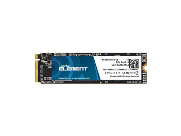 Mushkin Element 1TB NVMe Solid State Drive  M.2 2280 PCIe Gen3 x