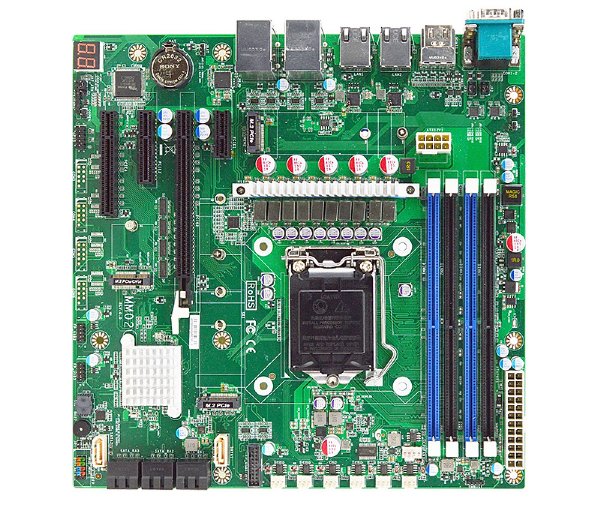 Jetway MM21-W4802 ATX Workstation Motherboard, W480E Chipset, LGA1200 10th/11th Gen. CPU, DDR4 up to 128GB, 8* SATAIII support RAID