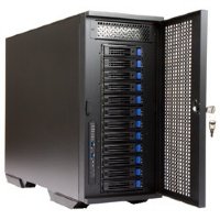 In-Win IW-PLV12B.X.H w/12G backplane, No Power Supply 12+-bay Pedestal Mass Storage Server Chassis