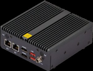 GigaIPC Elkhart Lake J6412 Quad Core Fanless Mini PC, Dual LAN, Dual HDMI