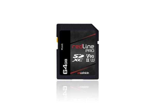 Mushkin MKNV90RL64GB 64GB Redline PRO Media UHS-II V90 pSLC SD CARD