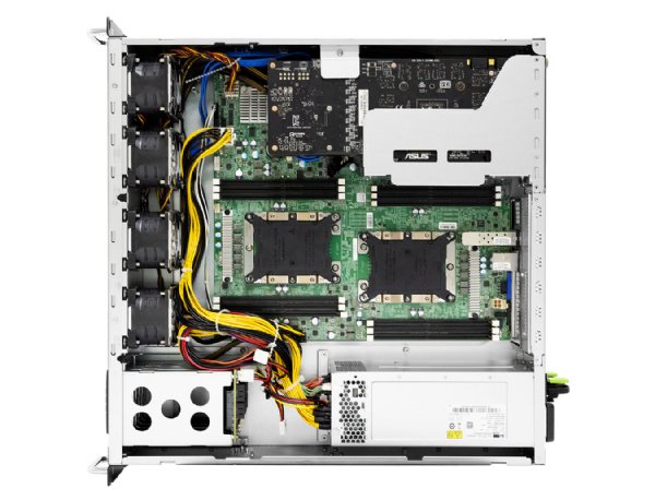 AIC RMC-2E-01 - 2U Edge w/ external 4x 2.5" SATA hot-swap, 4x 6038 fan, Platinum 800W 1+1 Power, 2x full-height slots,1x low profile slot w/o rail