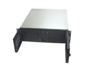 AIC RMC-3N - 3U w/ fans, full height 7 slot rear panel, w/ R2W PSU bracket, steel door, w/o power supply, w/o rail