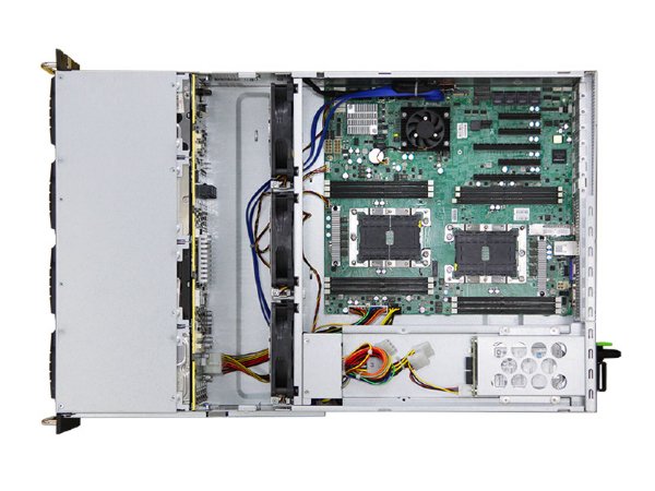 AIC RSC-4ET-01 - 4U 24x 3.5" hot-swap bays, 1200W CRPS redundant power, 2x 2.5" hot-swap OS, rail, 4U24 SAS 12G expander
