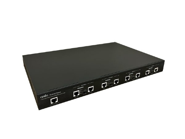 Cerio TD-04AT  Multi Gigabit 4 Channel AT/Class2,3,4 PoE PD Test Loader (19 inch/1U Base)